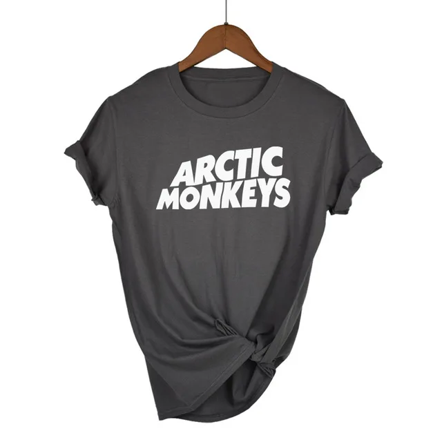 Футболка Arctic Monkeys Sound Wave, рок-группа, концертный альбом, высокая футболка, футболка унисекс, больше размеров и Color-A112 - Цвет: Dark Grey-W