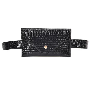 

woman waist bag candy Pure Color Stone Pattern Leather Messenger Chest Bags high quality fanny pack sac a main