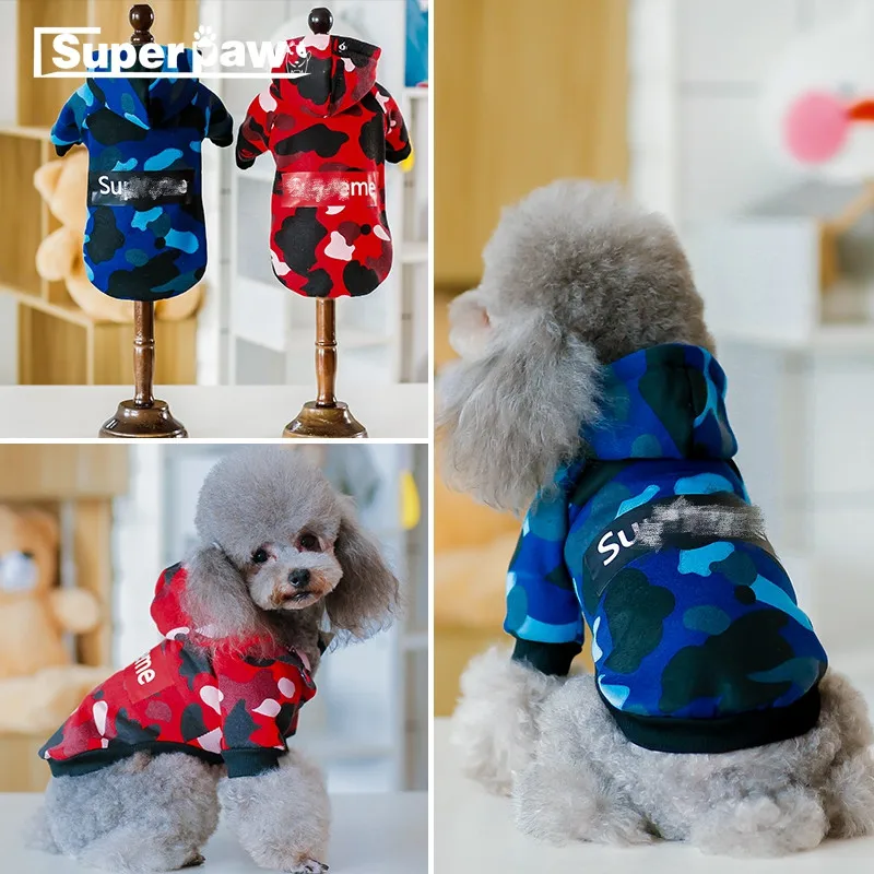 

Tide Brand Dog Clothes Pet Puppy Hoodie Coat Bulldog Schnauzer Chihuahua Jacket for Dogs Cats Warm Apparel Pug Costume MLC02