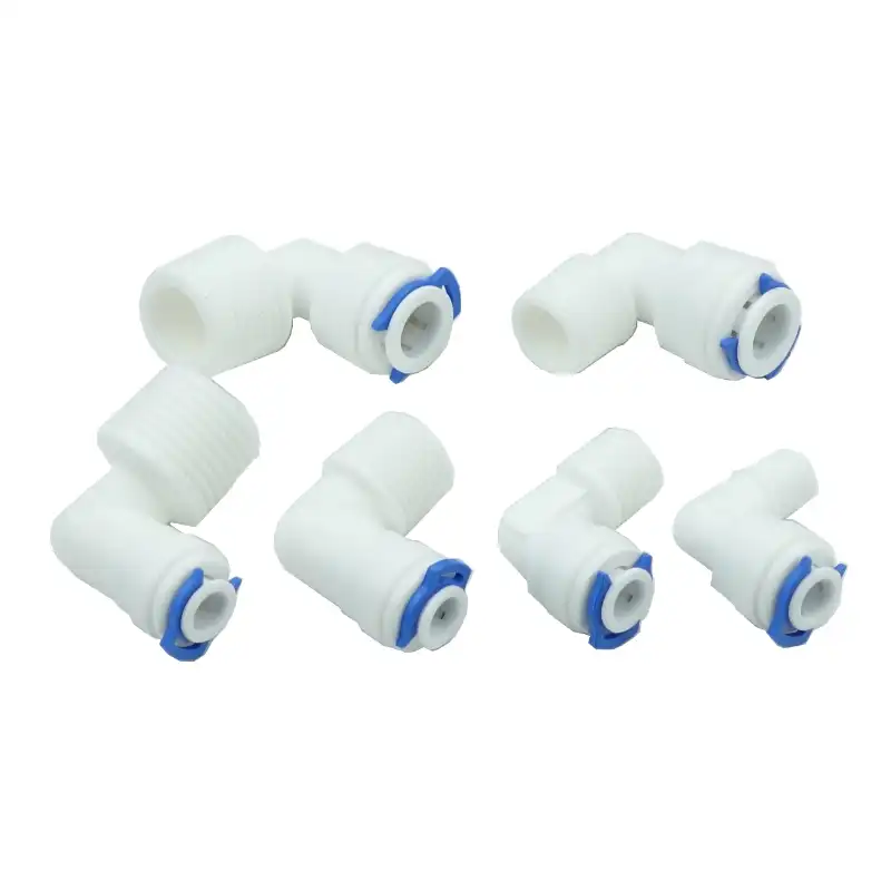 Sturdy 10pcs RO Water Straight Pipe Fitting 1//4 3//8 OD Hose 1//8 1//4 1//2 3//8 BSP Male Thread Plastic Quick Connector System Water Purifies Size : For 9.52mm OD Hose, Thread Specification : 14