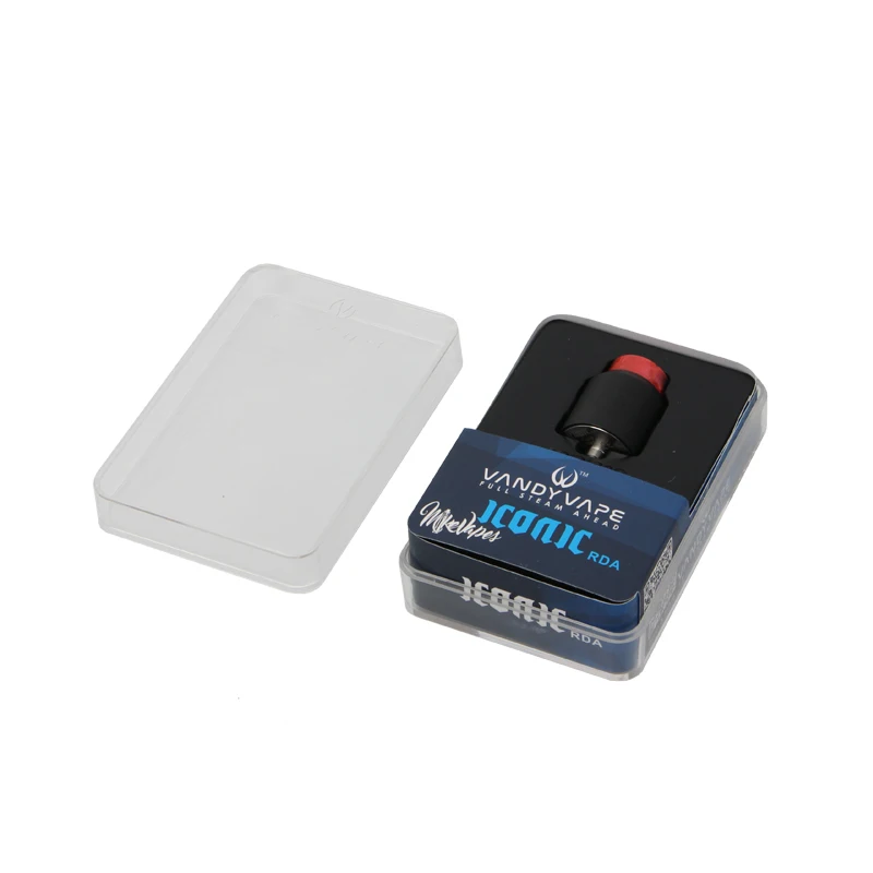 В наличии vandy Vape Iconic RDA электронная сигарета распылитель боковое дно воздушный