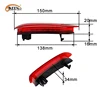 OKEEN 2x Red LED Rear Bumper Reflector Light for 2011 2012 2013 Toyota Corolla Lexus CT200H Tail Lights 12V Warning Brake Lamp ► Photo 3/6