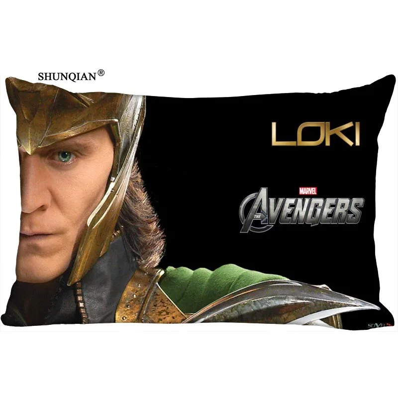 Прямоугольная шелковая наволочка с принтом Loki, с двух сторон, подарок на Ваш образ 35x45 см, 30x60 см, 40x60 см, 45x75 см, 50x75 см - Цвет: 8