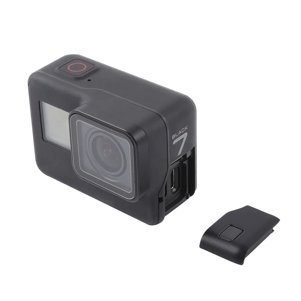 

replace GoPro body Hero 7 black bare camera side opening cover case replacement USB Side Door accessories