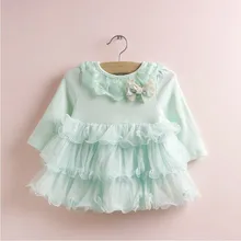 ladies wedding ceremony costume child ladies christening cake attire for get together youngsters child ladies birthday layered costume 0-2T blue yellow