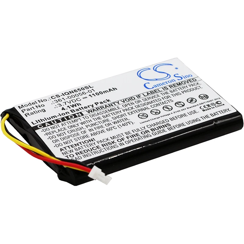 

Cameron Sino 1100mAh Battery 361-00056-01 for Garmin 010-01211-01 Nuvi 65 Nuvi 65LM Nuvi 65LM 6"
