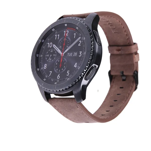 Pour samsung gear s3 frontière/classique montre en cuir bande 22mm folome bracelet californie cowboy