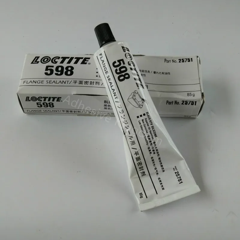 85 г loctite 598 плоский герметик маслостойкий силиконовый резиновый герметик двигателя внутреннего сгорания