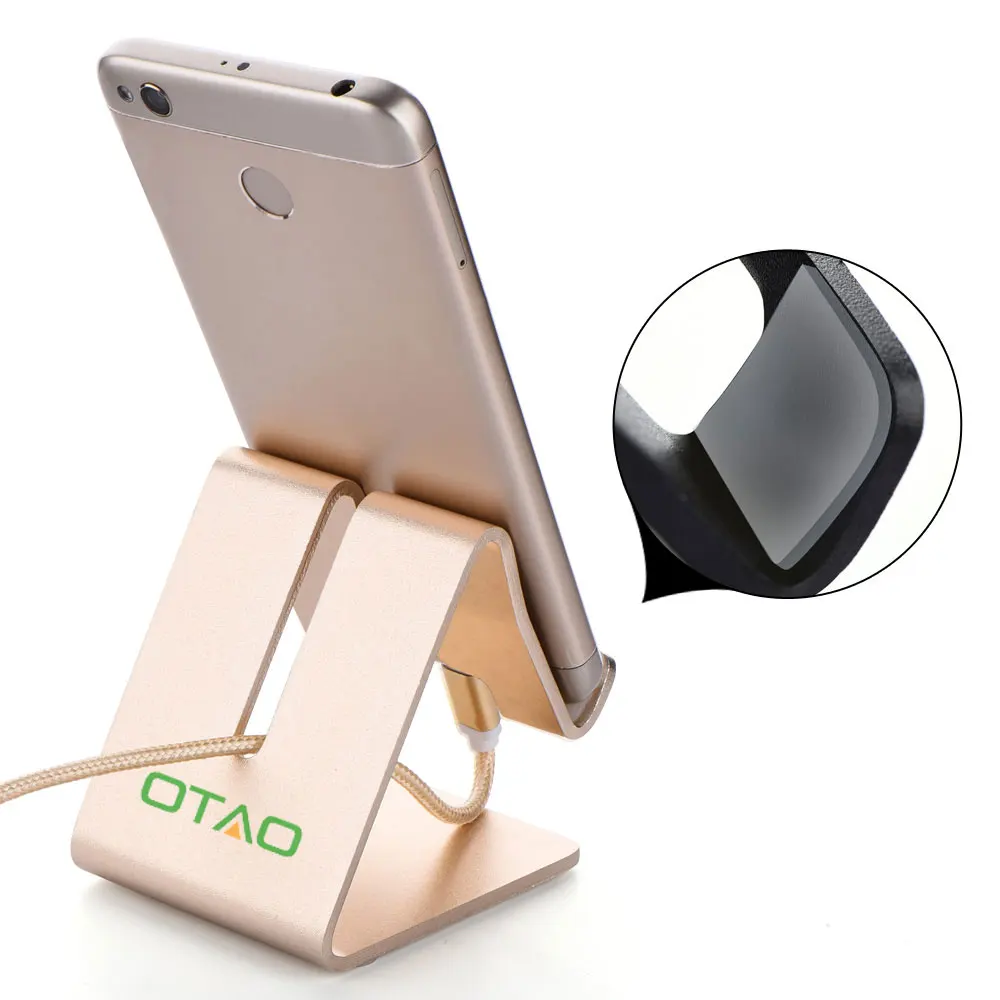 OTAO Universal Aluminium Legierung Desktop Telefon Ständer Halter Für iPhone Für Samsung Tabletten