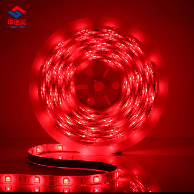smd 5050 30leds/m red 12v led strip waterproof led light ribbon tape