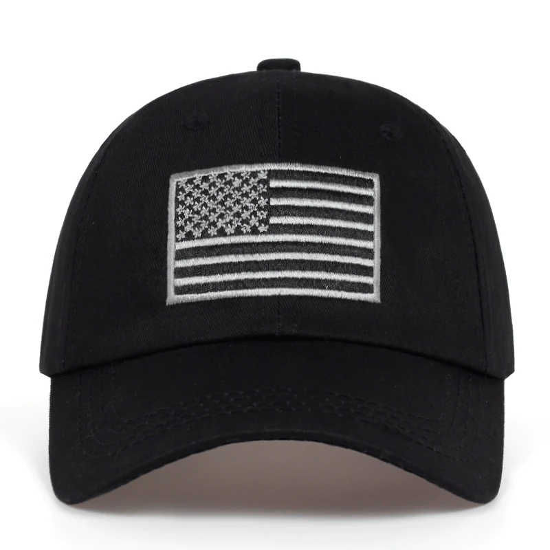 

2019 high quality American flag embroidery cap cotton% fasihon baseball caps summer outdoor dad hat men women Leisure hats