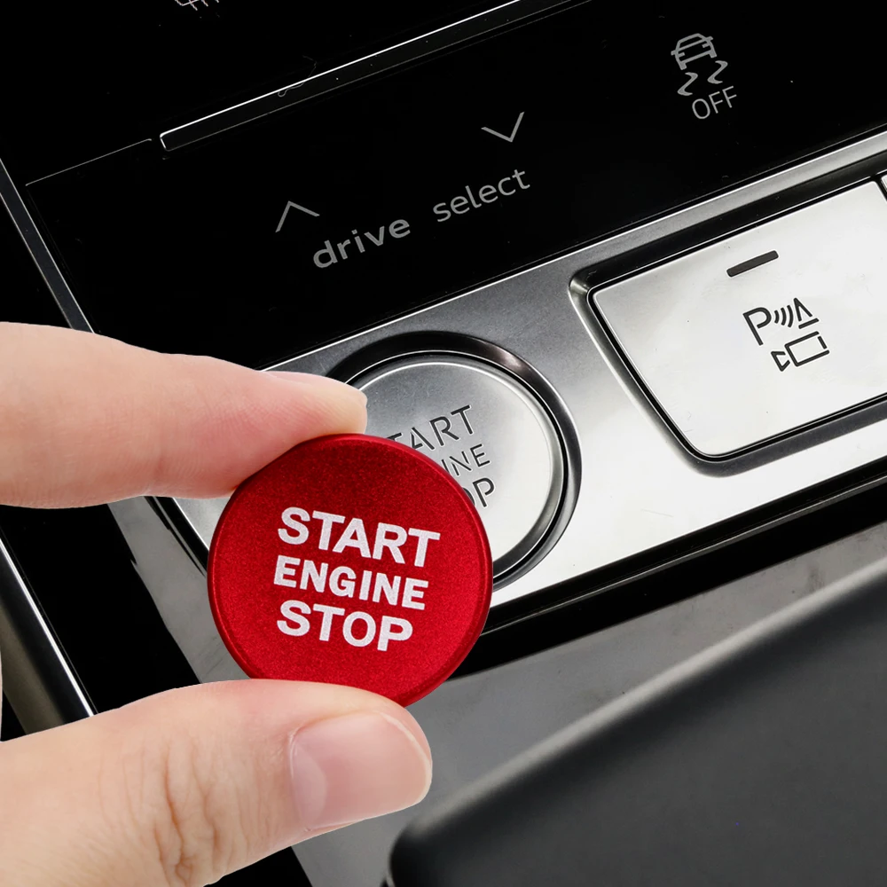 

Car START Engine Button Replace Cover For Audi A4L/A6L/Q5/A5/A7 STOP Key Switch Decoration Car Sticker Interior Mouldings