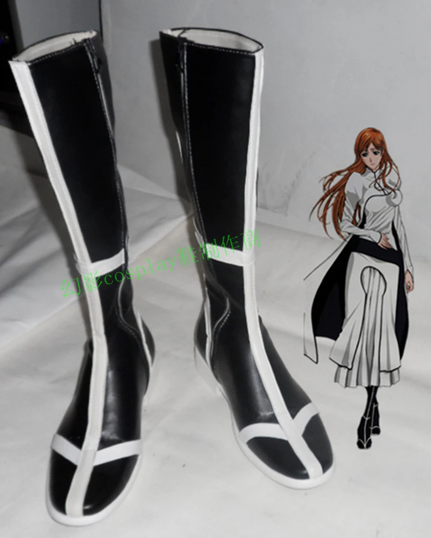 

[Customize] Anime Bleach Figure Inoue Orihime Boots Cosplay shoes New Any sizes Free shipping