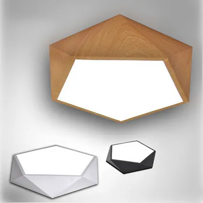 

Creative Geometry Modern Acrylic LED Ceiling Lights Simple Bedroom Indoor Lighting Fixtures For Home Lightings Bar Cafe Home