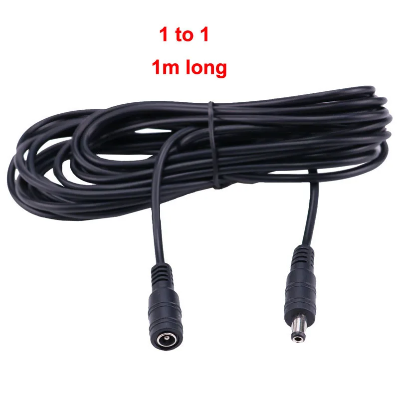 Удлинительный кабель постоянного тока, гнездовой разъем 5,5x2,1 мм, 1 ...