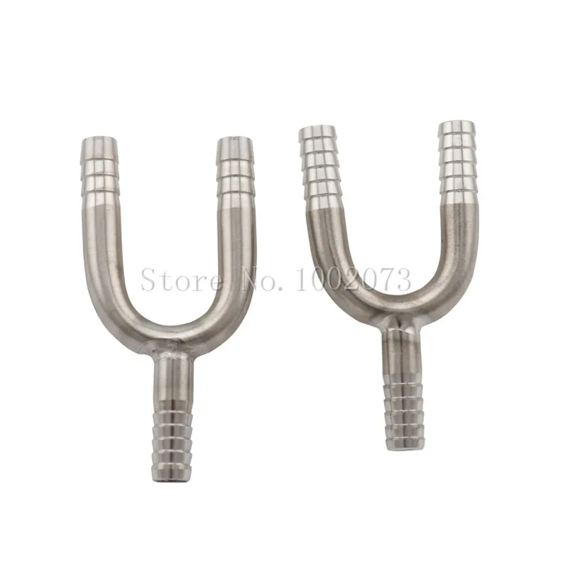 

2pcs/Lot Hose Splicer Type U Shaped Fitting ,Stainless steel U-Shaped Hose Barbed Fitting With 8mm Beer Hose Beer Brewing