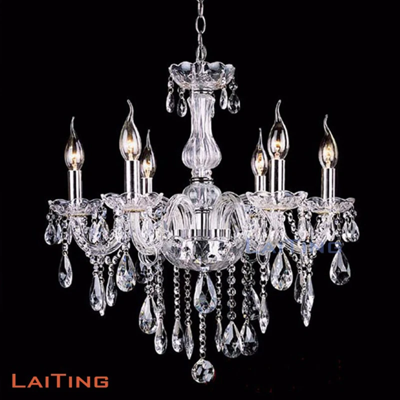 

Interior Glass Arm Chandelier Lamps for Marriage Wedding Decoration +Free Shipping