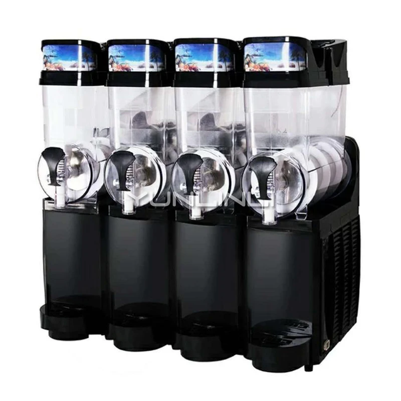 Commercial Slush Machine 4 tank Ice Drink Blender 60L Large Capacity