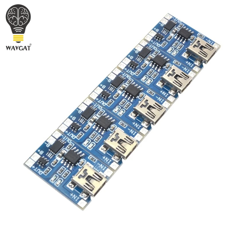 5 шт. зарядная плата TP4056 Mini USB 5В 1A 18650|Интегральные схемы| |