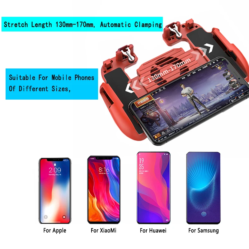 Gamepad For Pubg Game Controller For Mobile Phone Triggers Wireless Game Joystick Shooter Fire Butt