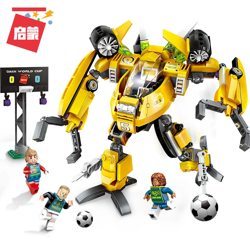 Обучающий Строительный Блок Super Soccer World Cup Sliding Trackle 357 Обучающие Кирпичи Игрушка для мальчика подарок-без коробки