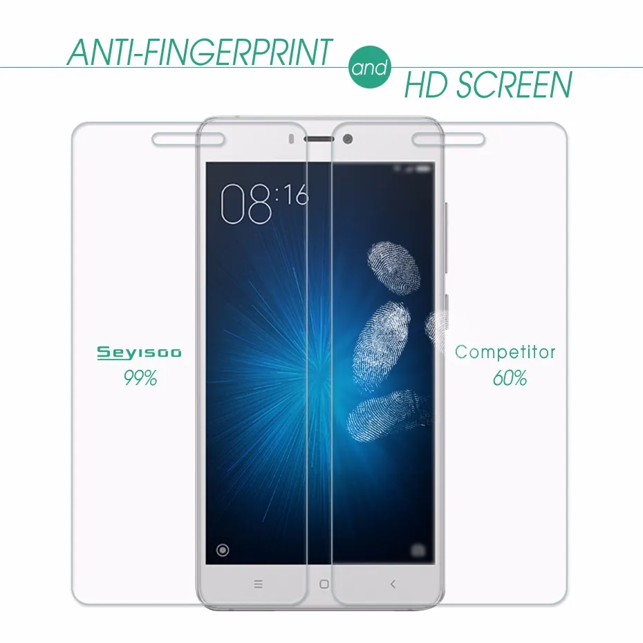 Seyisoo Tempered Glass For Xiaomi Mi4S Mi4C (2)