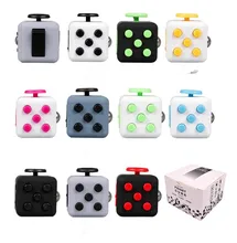3 3cm Mini Fidget Cube Toy Vinyl Desk Finger Toys Squeeze Fun Stress Reliever Antistress Stress