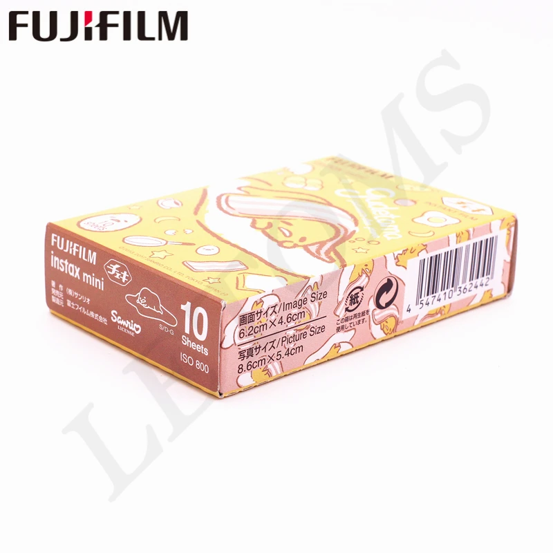 Новинка фотобумага Fujifilm 10 листов Instax Mini Gudetama для мгновенной печати камер 8 7s 9 25 50s