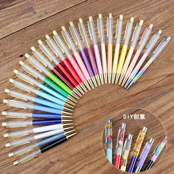

Gold Metal Creative DIY Hand Made Colors Ballpoint Pen Empty Pen High Grade Birthday Gifts Kids Teachers Gifts S19001 new02