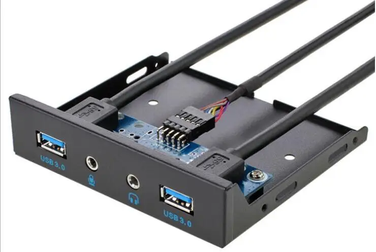 LBSC USB3.0/20Pin USB3.0 * 2 + جهاز التحكم في الصوت كمبيوتر مكتبي قرص مرن لوحة