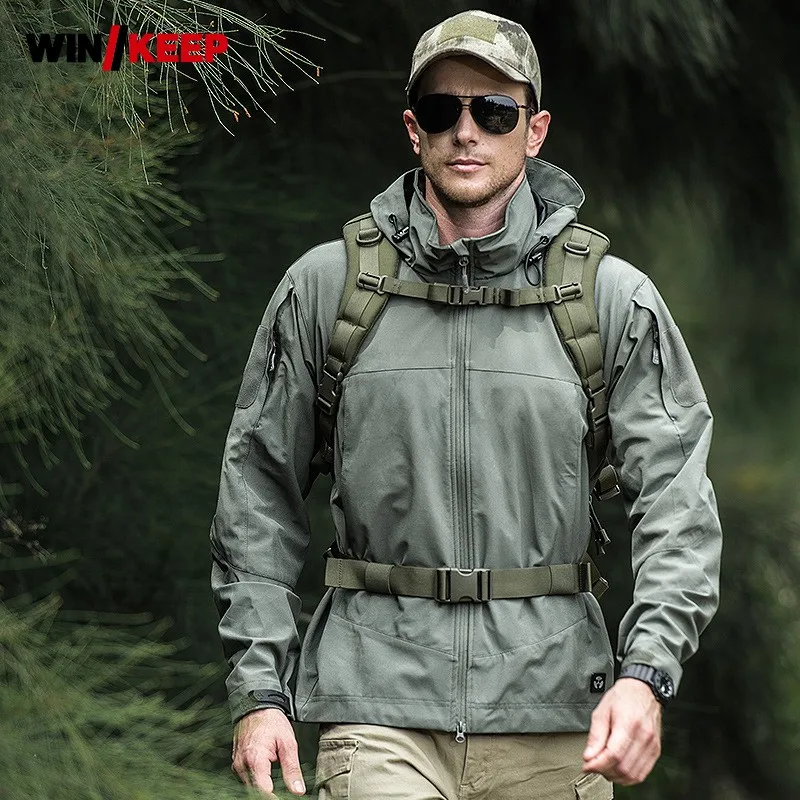 Новинка 2019 Мужская Военная тактическая куртка Softshell армейские боевые походные