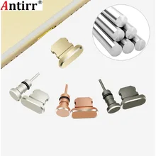 Универсальный Металл 3,5 мм AUX разъем для гарнитуры Интерфейс Dust Разъем и мобильного телефона заряда порт закупоривать для IPhone 4 5 5S 6 68 8x