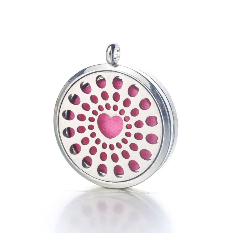 

1pcs Love pattern Magnetic Aromatherapy Necklace Jewelry Perfume Locket Pendant Essential Oil Diffuser Scent Locket Necklace