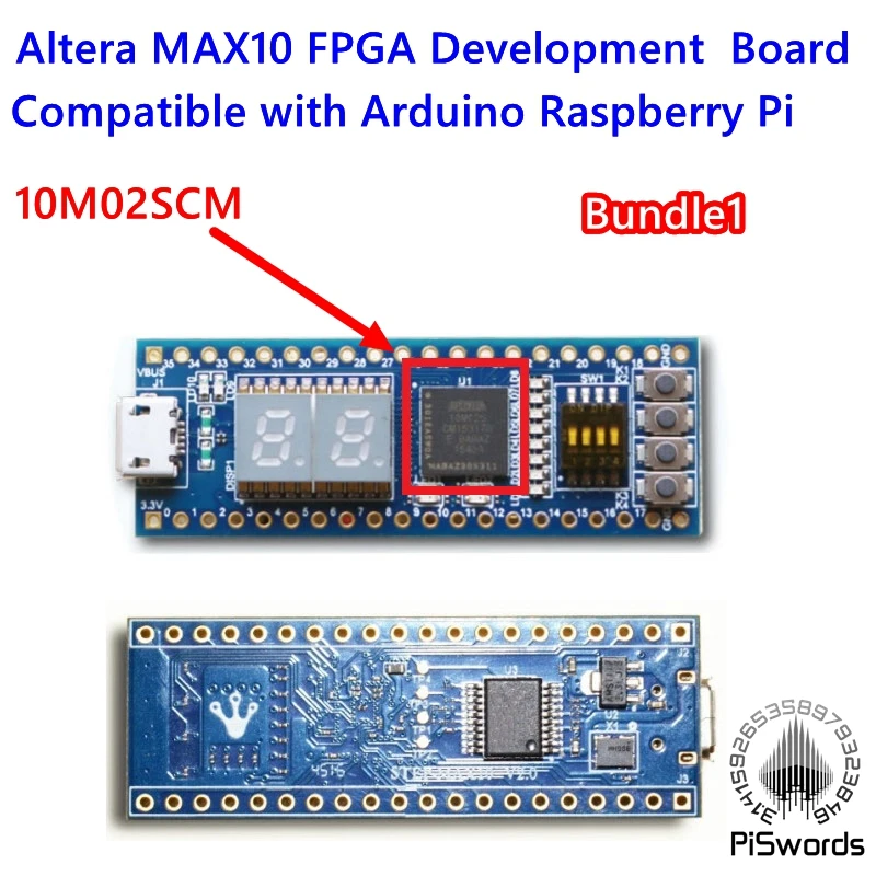 Мини Altera MAX10 10M02SCM 10M8SCM 10M08SAM FPGA макетная основная плата совместима с Arduino Raspberry Pi