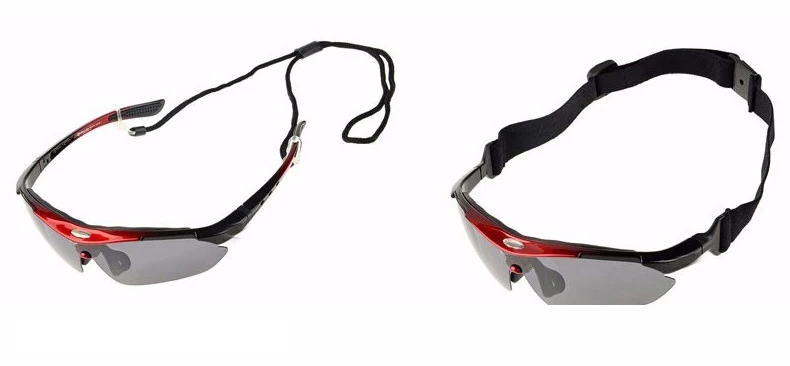 ROCKBROS Polarized Road Cycling Glasses Men Sunglasses Mountain Bike Bicycle Riding Protection Goggles Eyewear 5 Lens
