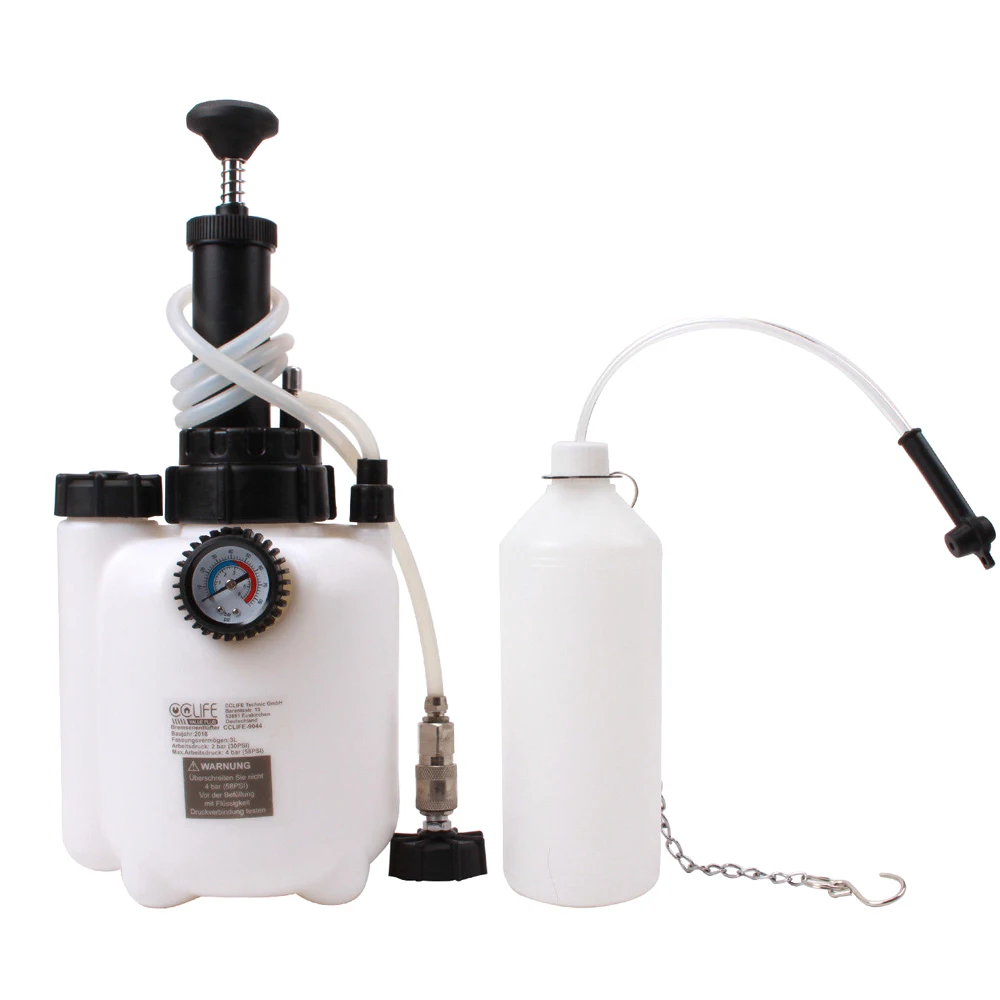 Портативный инструмент для замены тормозной жидкости для домашнего использования, запасной дозатор тормозной жидкости для автомобиля, инструменты для ремонта и обслуживания автомобиля