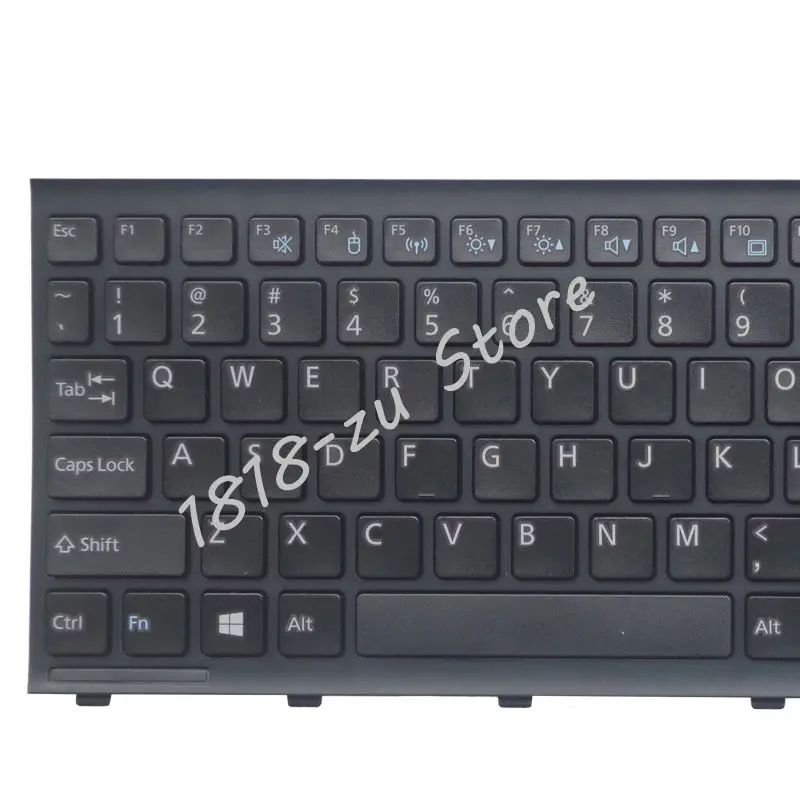 YALUZU новый английский Клавиатура для Fujitsu Lifebook AH552 CP581751-01 CP611954-01 США Клавиатура ноутбука черный