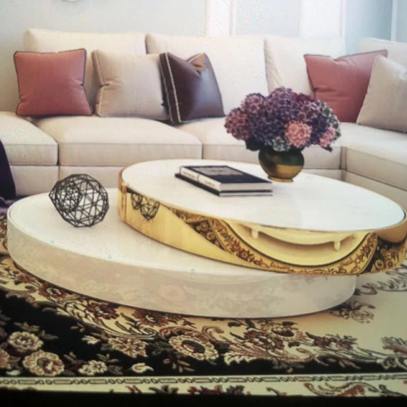 Роскошные итальянские мужские гостиная мебель, журнальный столик