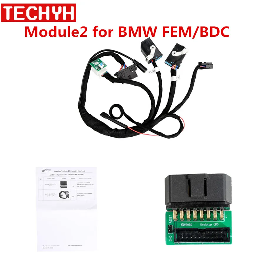 

Yanhua Mini ACDP Module2 for BMW FEM/BDC Support IMMO Key Programming, Odometer Reset, Module Recovery, Data Backup