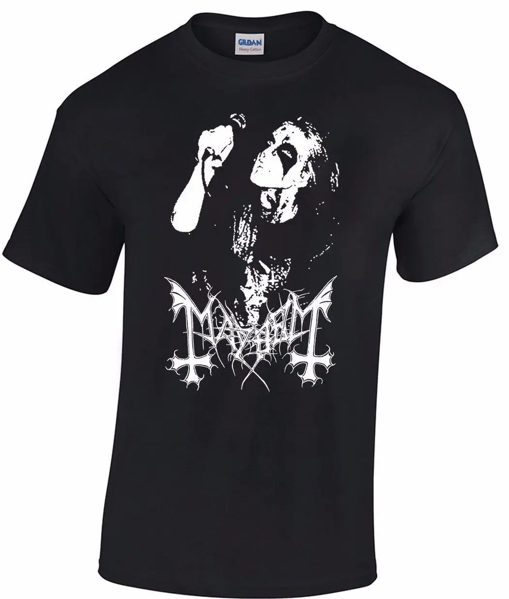 

MAYHEM Dead T-shirt Norwegian Black Metal Morbid Euronymous Beherit Darkthrone Teenage Natural Cotton Printed Top Tee T SHIRT