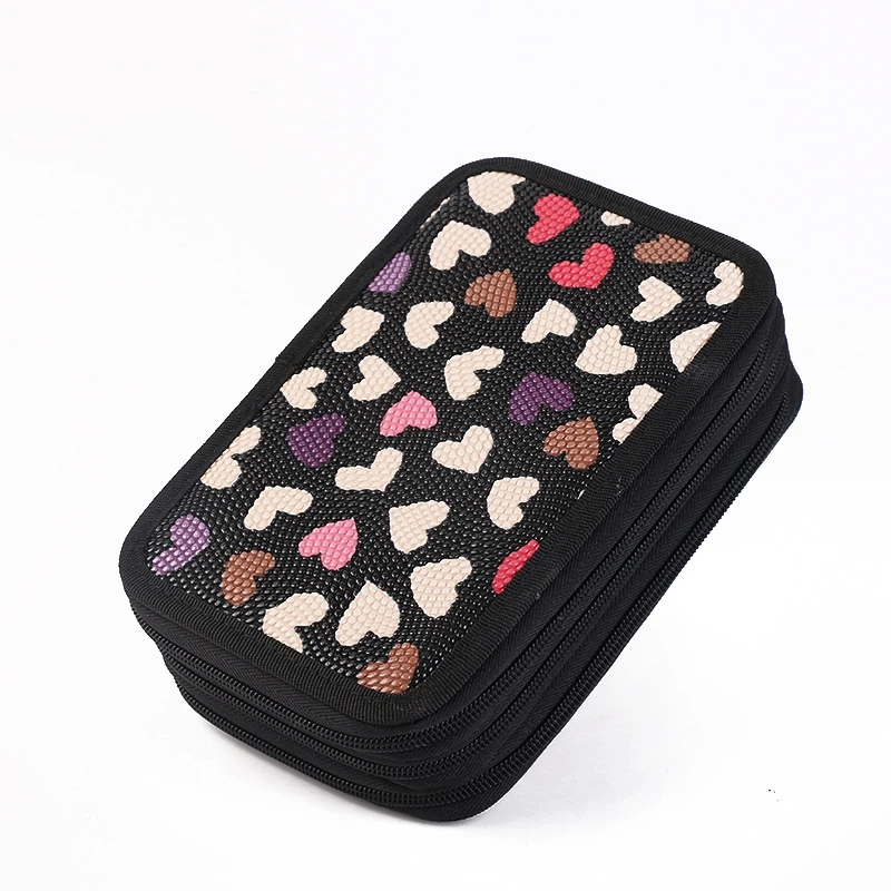 3 слойный чехол карандаш estojo escolar heart kalem kutusu школьные принадлежности кавайи estuche box