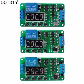 

DC 5/12/24V Multifunction Delay Relay Timer Relay Switch Turn on/off PLC Module