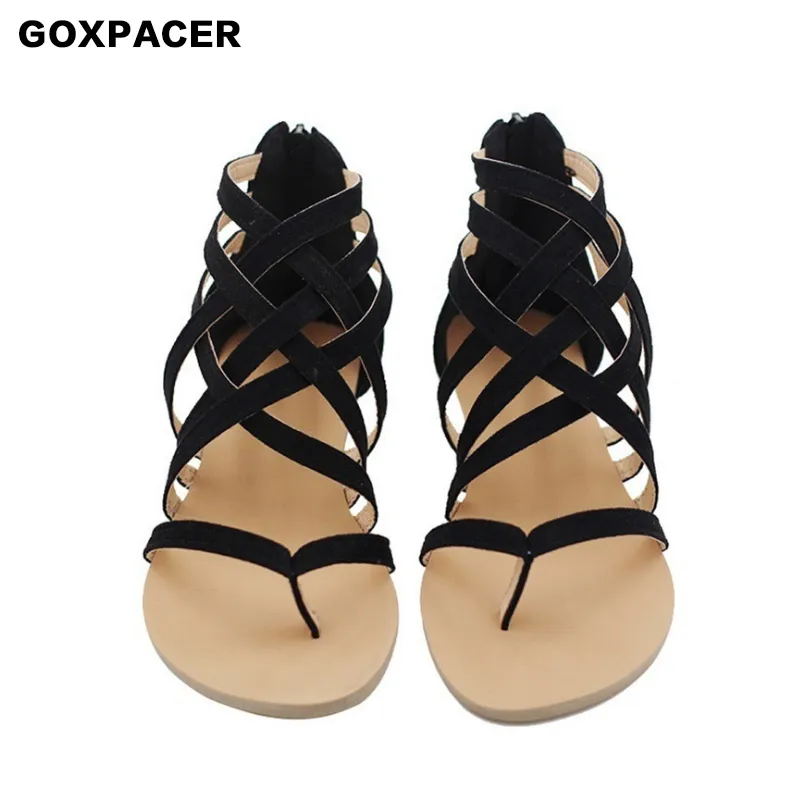 GOXPACER/2019 г. модная пикантная женская обувь Campagus вьетнамки на плоской подошве с