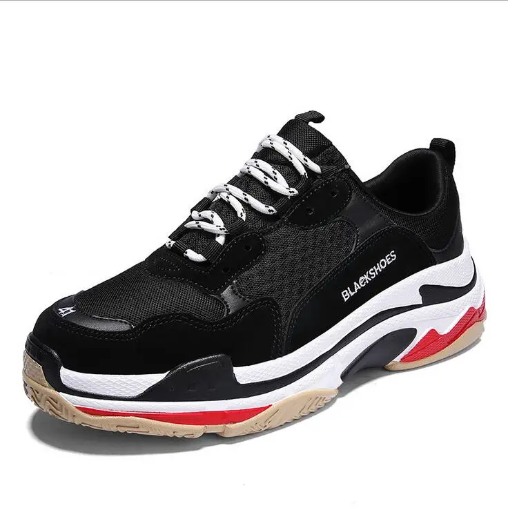 Мужские и wo мужские парные кроссовки для бега, дышащие кроссовки для бега, спортивная обувь для фитнеса, прогулок, спорта на открытом воздухе, новинка - Цвет: Красный