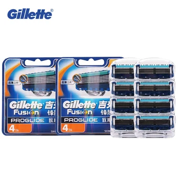 

Genuine Gillette Fusion Shaving Razor Blades for Men Face Care 8 blades Brands razors