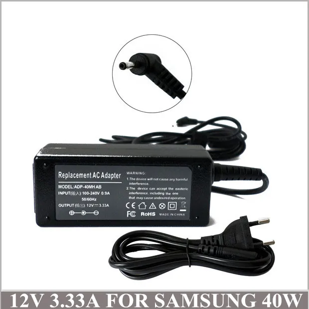 12V 3.33A 40W AC Adapter Charger With Power Supply Cord For Caderno Samsung Chromebook XE303C12-A01US AD-4012NHF A12-040N1A