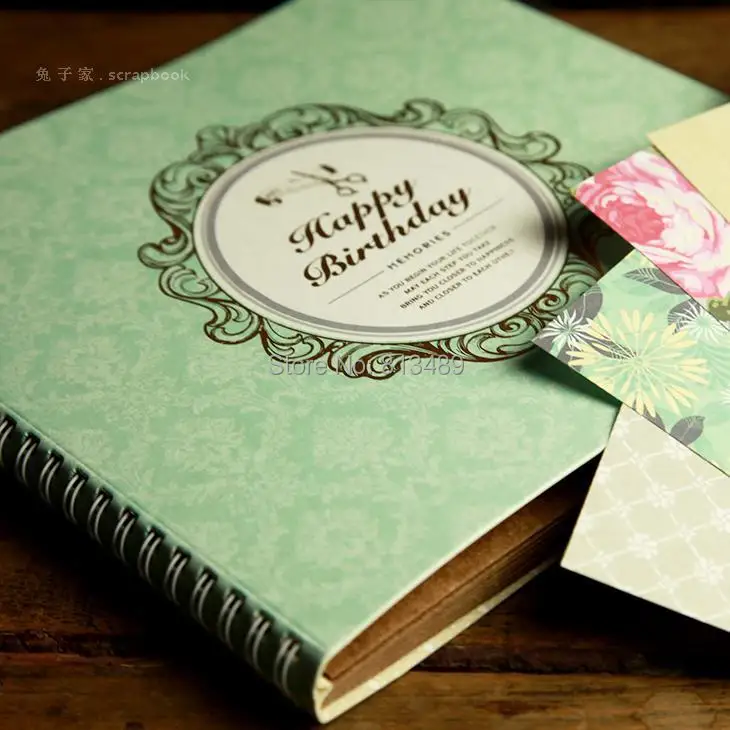 Free Shipping Scrapbooking Kit Birthday Baby Photo Album 3 Designs 15 New Arrvial Diy Handmade Craft K544 Album Wedding Craft Fimoalbum Core Aliexpress