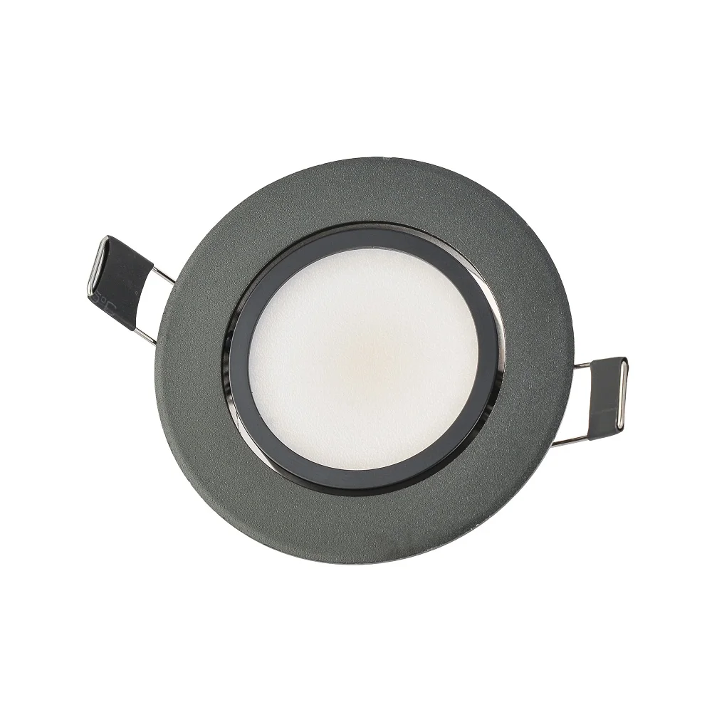 

Free shipping 3W 6W 9W LED COB Downlight AC85~265V led recessed ceiling downlight warm/cold White Black Body