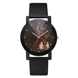 Для женщин часы Элитный бренд повседневное простой кварцевые часы для ремешок для женщин наручные любителей Reloj Mujer Прямая доставка