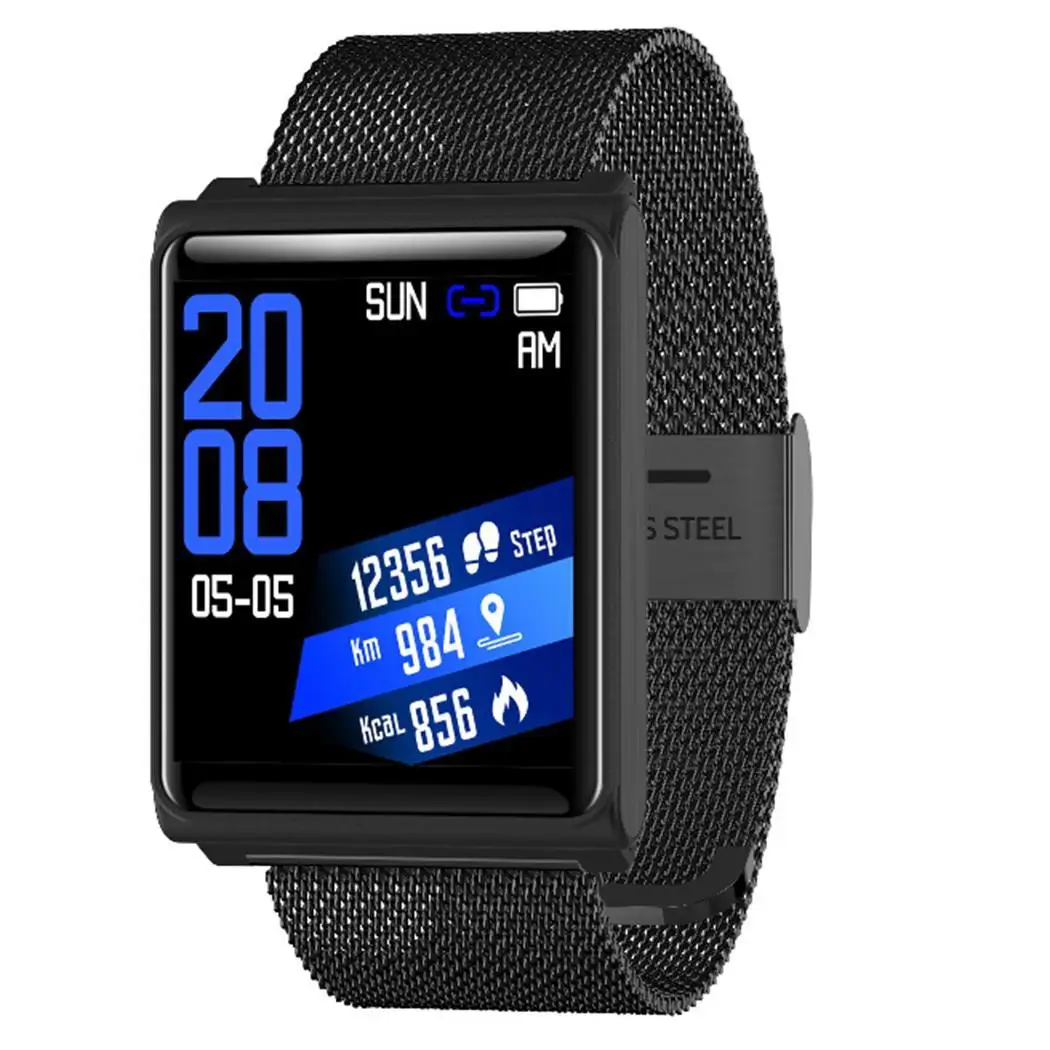 

Waterproof Sport Smart Watch Wristband Bracelet Casual Heart Rate No Fitness Electronics Android, IOS Tracker